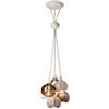 Ferroluce SOSPENSIONE 6 LUCI GRAPPOLO - mix tenue AFOXE' C2656(MIX)