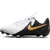 Nike Phantom Gx II Academy, Scarpe da Calcio, White Black Mtlc Gold Coin, 36 EU