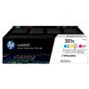 HP Toner Originale Laser colore Ciano, Magenta, Giallo per modello Color CF253XM