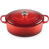 Le Creuset Cocotte ovale Evolution in ghisa vetrificata, diameter 31 cm, Ciliegia, 21178310602430