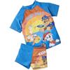 United Labels Paw Patrol Costume da bagno in due pezzi, protezione UV 50+, per ragazzi, blu, costume da bagno per bambini con maglietta e pantaloni, costume da bagno, Blu, 110 cm-116 cm