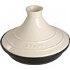 Staub Tajine diam. 28 cm base in ghisa e cupola in ceramica, crema