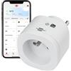 Brennenstuhl Connect WiFi WA 3000 XS01 (compatibile con rete WiFi da 2.4 GHz, applicazione gratuita, compatibile con Amazon Alexa e Google Assistant, max. 3000 W) 1294850, colore: Bianco