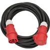 Brennenstuhl Prolunga elettrica CEE 10 m IP44 (con spina e connettore CEE, 5 poli, per uso esterno, Made in Germany) nero.