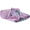 Medi Partners Coperta per Neonata Copertina Neonato per lettino - 100% Cotone 75x100cm naturale Blanket Neonati Invernale Estate Bifacciale Carrozzina Bambino (Fiore Rosa Chiaro Con Rosa Chiaro Minky)