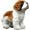 lilizzhoumax cane San Bernardo di Peluche 26cm/10", simulazione cane San Bernardo Peluche, simpatico giocattolo Cane Peluche, morbido Cane Peluche Bambole Animali Selvatici Regalo per Bambini