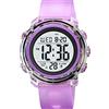 Gosasa Orologi sportivi da donna, alla moda, casual, calendario, visualizzazione settimanale, sveglia, cinturino in gomma impermeabile, orologio digitale a LED, X-viola., Sportivo