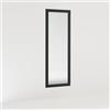 ARHome Specchiera Parete, Smart, 140 x 50, Nero, Specchio Parete Muro, Made in Italy