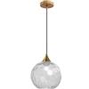 SIYANE Lampada a sospensione in vetro rosa acqua cucina isola sferica ambra verde ondulato lampada a sospensione in vetro grande illuminazione nordica grigio fumo lampadario a soffitto industriale per