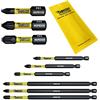SabreCut 9 x SabreCut SCRK9PZ 32mm 89mm 152mm PZ1 PZ2 PZ3 Set di punte per cacciavite a impatto magnetico Pozi Pozidriv resistente compatibile con Dewalt Milwaukee Bosch Makita e altro