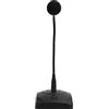 Yctze Microfono da podio a collo di cigno da tavolo capacitivo da tavolo con funzione push-to-talk e cavo XLR da 5 m microfono da conferenza cablato per computer video