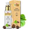 Sattva Ayurveda Sattva Crema per gli occhi contro rughe e occhiaie - Crema per gli occhi contro le borse sotto gli occhi con caffeina e Gotu Kola - Cura intensiva anti-invecchiamento degli occhi che illumina e