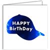 AFIE 22231 - Biglietto quadrato Happy Birthday con busta bianca, 15 x 15 cm, motivo Happy Birthday, collezione Sogno di parole