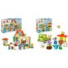 LEGO DUPLO Cura degli Animali di Fattoria Giocattolo, Gioco di Ruolo Educativo & DUPLO Cura di Api e Alveari, Gioco Educativo per Bambini e Bambine in età Prescolare