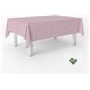 ECOMMERC3 | Tovaglia Vichy antimacchia per tavolo rettangolare dimensioni 100x140 cm | Tovaglia resinata antimacchia, ultra morbida, impermeabile, Vichy Rosa