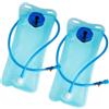 DKDDSSS 2 Pezzi Sacca Idrica 2L, Sacca Acqua per Zaino, Sacca Idratazione Portatile, Sacca Idrica con Apertura Larga, Sacca Idrica a Prova di Perdite, Sacca Acqua Trekking per Ciclismo e Campeggio