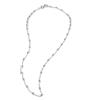 Chantecler / Et Voilà / collana catena pallinata con logo pendente 50 - 55 cm / argento - 38627