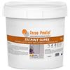 Tecno Prodist TECPINT SUPER by 1 Kg (BIANCO) Idropittura per Interni ed Esterni - Pittura ad acqua di ottima copertura e bianchezza - Idropittura Lavabile - Facile Applicazione