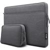 TECOOL 15,6 Pollici Custodia PC Portatile per 15-15,6'' Lenovo Thinkpad Ideapad Dell Acer ASUS HP Chromebook Notebook Laptop, Custodia MacBook Pro 16 M3 M2 M1 Pro/Max 2023-2019,Grigio scuro