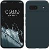 kwmobile Custodia Compatibile con Google Pixel 8a Cover - Back Case per Smartphone in Silicone TPU - Protezione Gommata - ardesia scuro