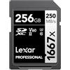 Lexar Professional SDXC UHS-II/U3 scheda 256 GB