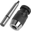 EFUTURETIME Mandrino Autoserrante B18 1-16 mm con Perno Conico MT2 | MK2 per Trapano a Colonna da Banco per Tornio