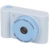 Jectse Fotocamera Digitale 1080P, Videocamera Digitale Portatile Piccola e Compatta Zoom Digitale 8X Ricaricabile in ABS per la Registrazione (BLUE)