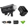 Godox DP400III Flash stroboscopico da 400 W + trigger X3-N per Nikon GN87 0,1-1 S Tempo di riciclo, durata flash 1/2000-1/800 s, sistema 2,4 G X CCT 5600 ± 200 K Bowens Mount Monoluce
