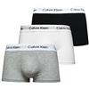 Calvin Klein Boxer a vita bassa Calvin Klein, colori nero, bianco e grigio, confezione da 3 pezzi (U2664G) Grey Black White M