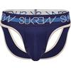 SUKREW - Intimo da Uomo Mutandine a Perizoma - V-Thong Navy/Cream - 1x Taglia M