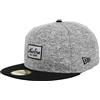 New Era 59fifty Basecap Tech Jersey Heather Grey/Black - 7 1/8-57cm