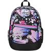 Seven Zaino Scuola Advanced, Nero Fucsia, Mark On Girl, Zaino Doppio Scomparto Con Tasca Porta PC o Tablet, Tasca Porta Borraccia e Organizer, Zaino Scuole Medie e Superiori, Bambina Ragazza