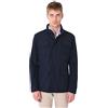 Ciabalù Giacca Primaverile Uomo con Tasconi Sahariana Uomo Leggera elegante Slim Fit (IT, Testo, 3XL, Regular, Regular, Blu)