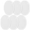 homEdge Sottopentola in silicone, confezione da 6 pezzi, multiuso, antiscivolo, resistente al calore, colore: bianco