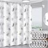 QEEROYO Tenda Vasca da Bagno, Tenda Doccia Antimuffa 180 X 200cm, Con 12 Ganci in Plastica, per Famiglia, Hotel