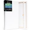 Elan Tela per Dipingere 40x80, Set da 6 Tele per Dipingere 40x80, 100% Cotone Tele Pittura, Canvas for Painting 280GSM, Tela 80x40