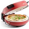 Clatronic Forno per pizza Clatronic® | Pizzarette 350°C per pizza italiana su pietra a casa | anche per pizze surgelate | pizza in meno di 5 minuti | inclusa pietra per pizza Ø32cm e accessori | PM 3787