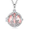 CELESTIA Collana Chiama Angeli Gravidanza Albero Della Vita Ciondolo Richiamo Degli Angeli Gravidanza Collane Lunghe Donna Regali Per Donne Incinte