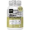 animigo Integratore Cane per Allergie Cutanee, Ambientali, Alimentari e Dermatite Cane, 120 Compresse Gusto Pollo con Semi d'Uva, Semi Zucca, Buccia Psillio, Farina Riso Integrale, Curcuma per tutte le Razze
