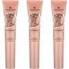 Essence Cosmetics Essence Baby GOT Glow Liquid highlighter, n. 30, oro, definendo, risultato espresso, facile da rimuovere, lucido, vegano, senza parabeni, senza particelle di microplastica, confezione da 3 (3 x 10 ml)