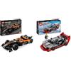 LEGO Technic NEOM McLaren Formula E Race Car, Macchina Giocattolo & Speed Champions Auto da Corsa Audi S1 E-Tron Quattro, Modellino da Costruire di Macchina