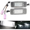 Vigorflyrun Parts Ltd 2PCS auto licenza LED luce targa per o-pel Astra J Sports Tourer station wagon 2009 ~ 2015 Zafira C, 18 LED 12 V Canbus senza errori bianco lampada