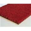 Velcoc Tappeto Zerbino in Cocco Rosso 17 mm, Tinta Unita, 100 x 50 cm
