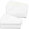 Glüxx-Agent Paper24 - 50 buste per lettere, formato DIN lungo, con chiusura adesiva, 11 x 22 cm, 100 g/m², ideali per lettere e inviti, colore: Bianco