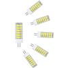 ZHIYUE Lampadine LED G4 7W AC 220-240V Bianco Freddo 6000K 700LM Non Dimmerabili - Sostituto per Alogena 70W, Bi-Pin Base JC per Lampadari, Lampade Da Parete (6 Pezzi)