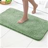 MIULEE 1 Pezzo Tappeto in Microfibra 4 CM Lungo Anti-scivolo Assorbimento dell'acqua Morbido Tappetino da Bagno per Porte d'ingresso Corridoio Doccia Soggiorno 60X90 CM Verde