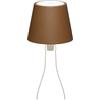 LA VILLE LUMIÈRE MarieB Lampada LED Wireless, Ricaricabile e Dimmerabile, Abat-Jour per Interno/Esterno, 48h Autonomia, 3 Temperature di Luce, Alluminio, Single, LVL (Mineral Corten)
