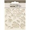 Stamperia - Chip decorativi per scrapbooking, albums, card making, bullet journalling and more roses, Laser Cut Cardboard Shapes, Easy to Glue, Perfect for Hobbies, Crafts and Gifting (shabby rosa)