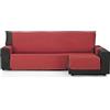 ECOMMERC3 | Copridivano Chaise Long 240 cm convalidato per Chaise Long Braccio destro e sinistro - Copridivano con chaise longue, regolabile, colore rosso