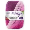 Woolly Hugs Year Socks, April 04, 5 x 20 cm